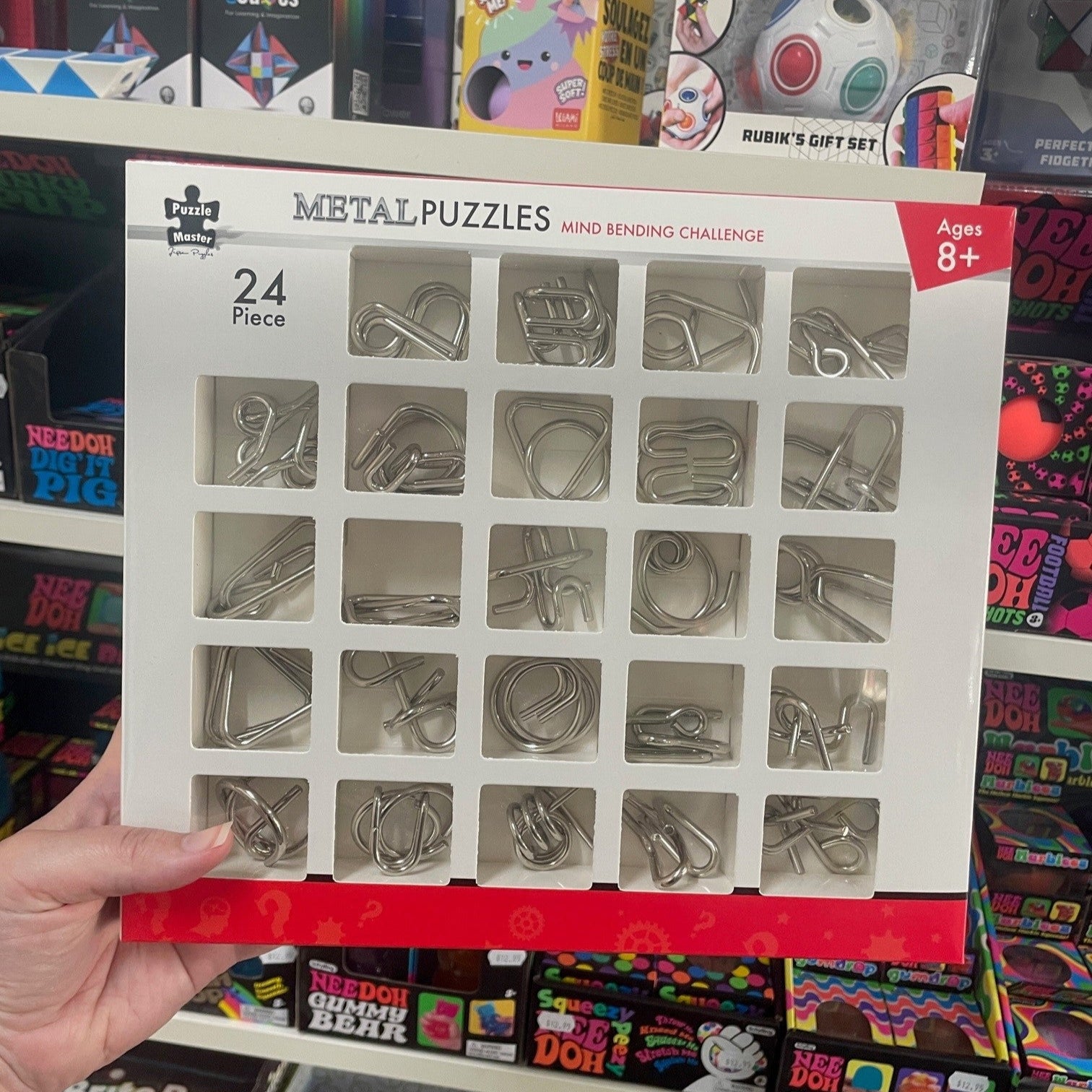 PRE ORDER 24 Metal Puzzles | Mind Bending Challenge