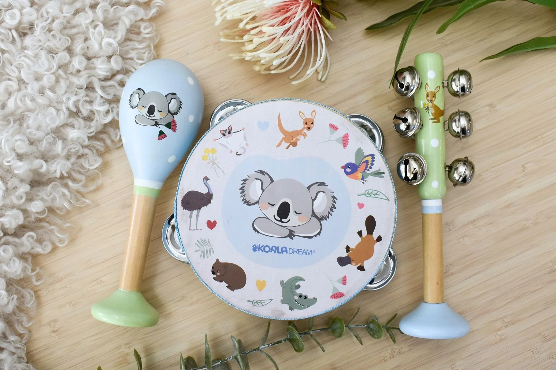 Bush Buddies 3 Piece Music Set By Koala Dream
