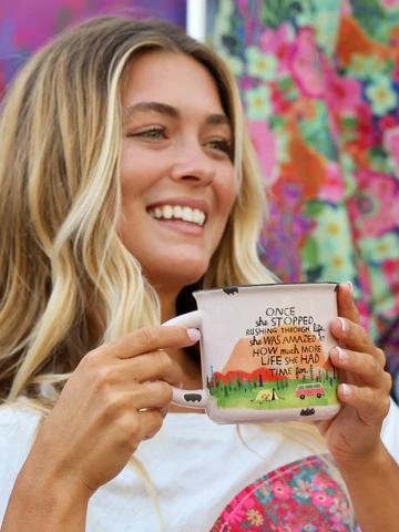 Camp Mug | Once She Stopped by Natural Life 133