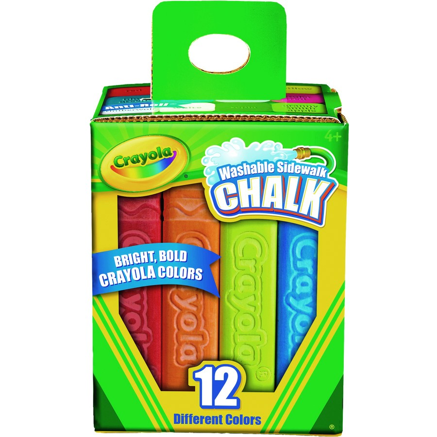 Crayola Washable sidewalk chalk in box