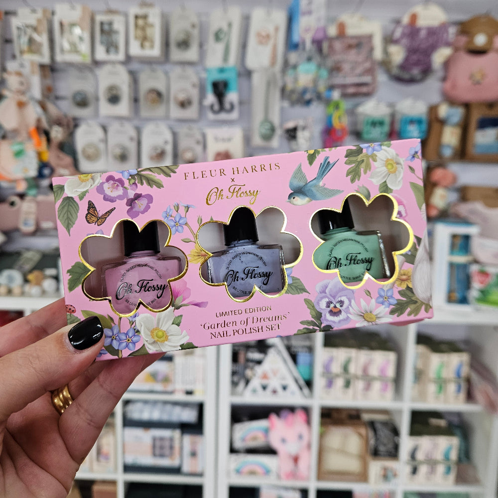 Oh Flossy x Fleur Harris Garden Of Dreams | Kids Nail Polish Set