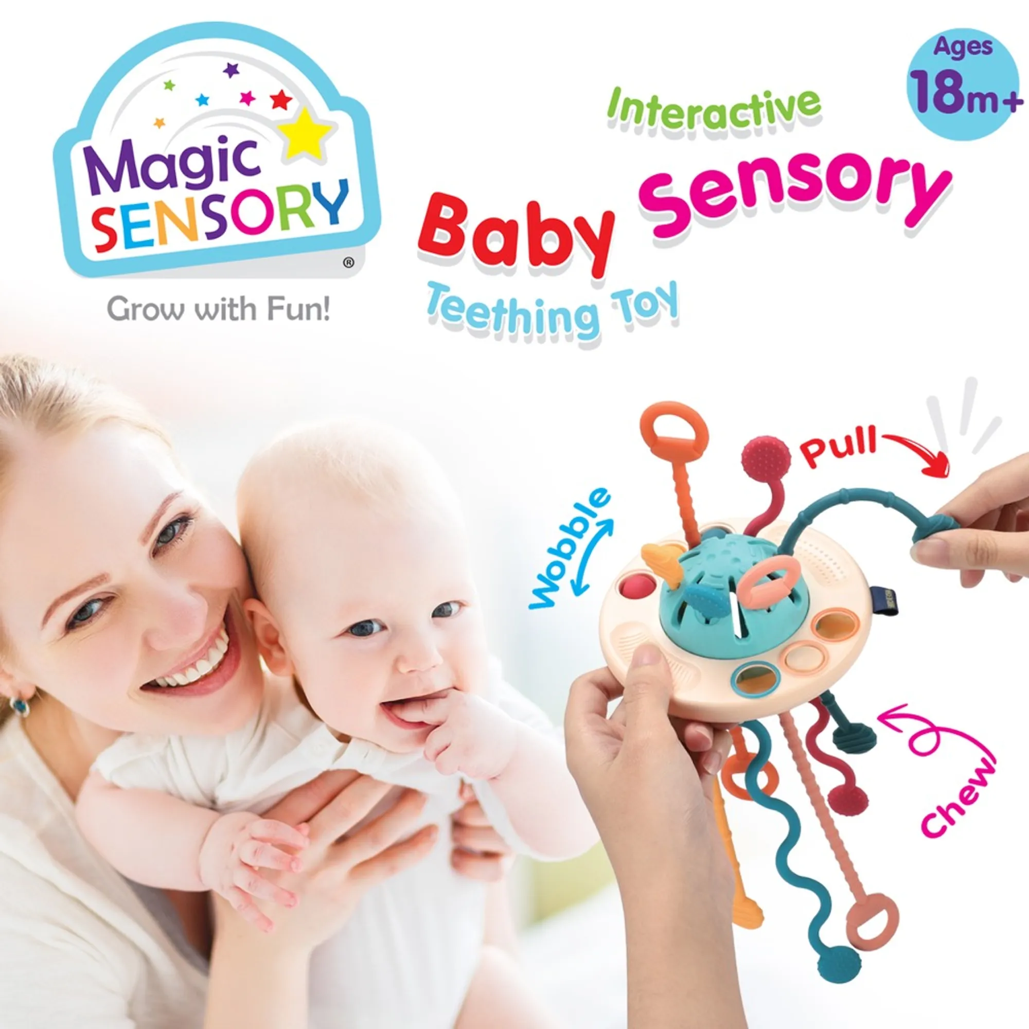 Interactive Baby Sensory Teething Toy | Magic Sensory