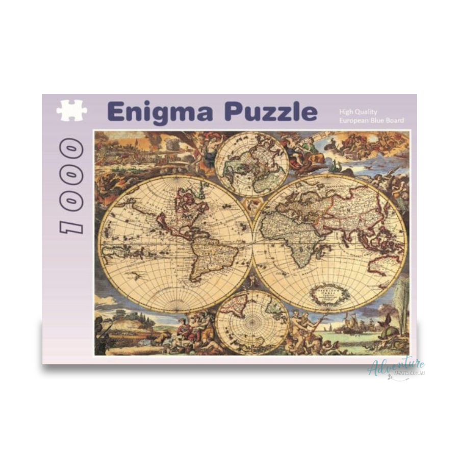 Map of The World | 1000 Piece Jigsaw Puzzle | Enigma