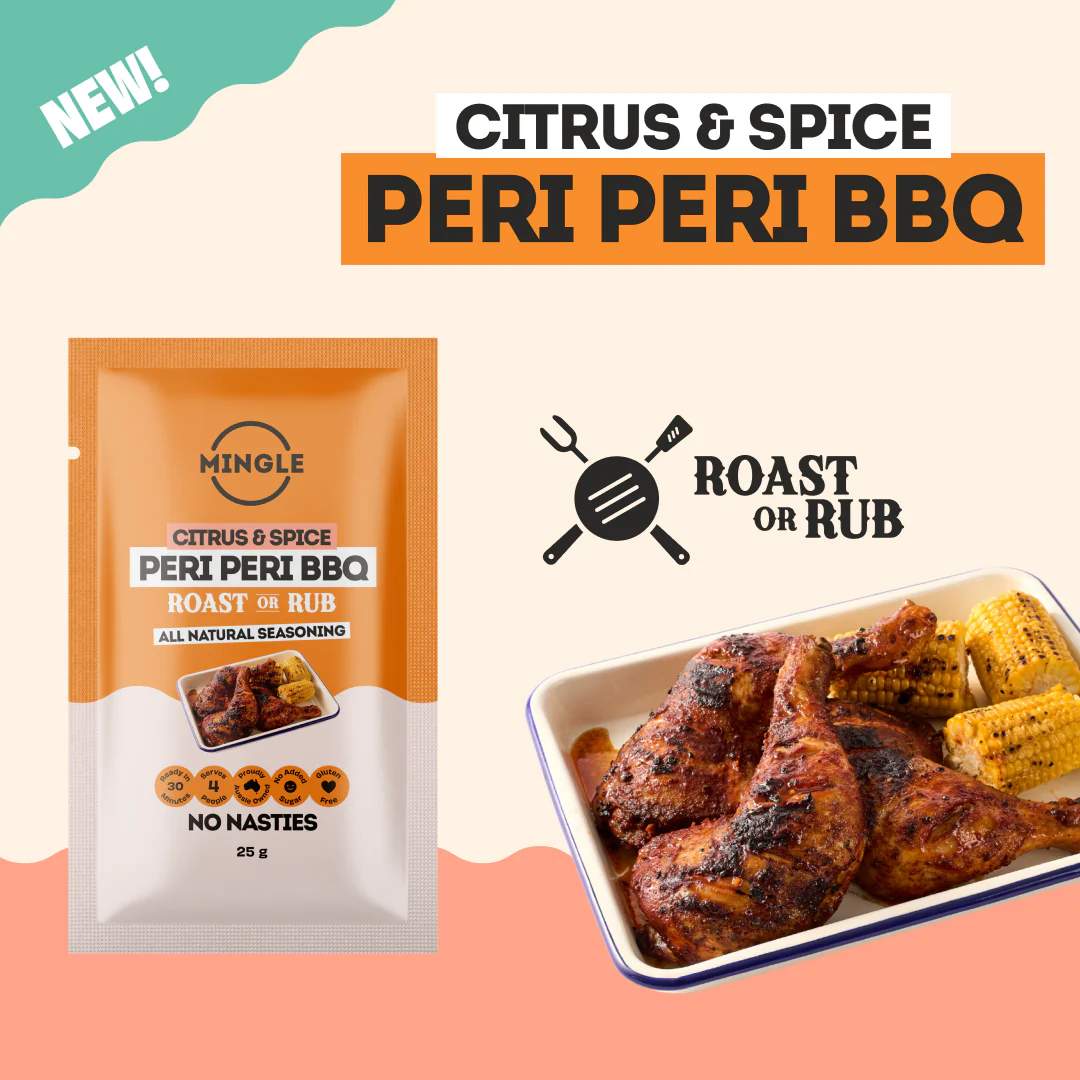 Mingle Seasoning | Peri Peri BBQ Roast Or Rub 25g
