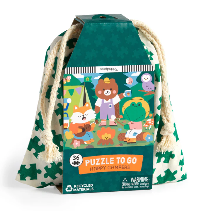 Muddy Puppy Happy Camper Puzzle In Bag