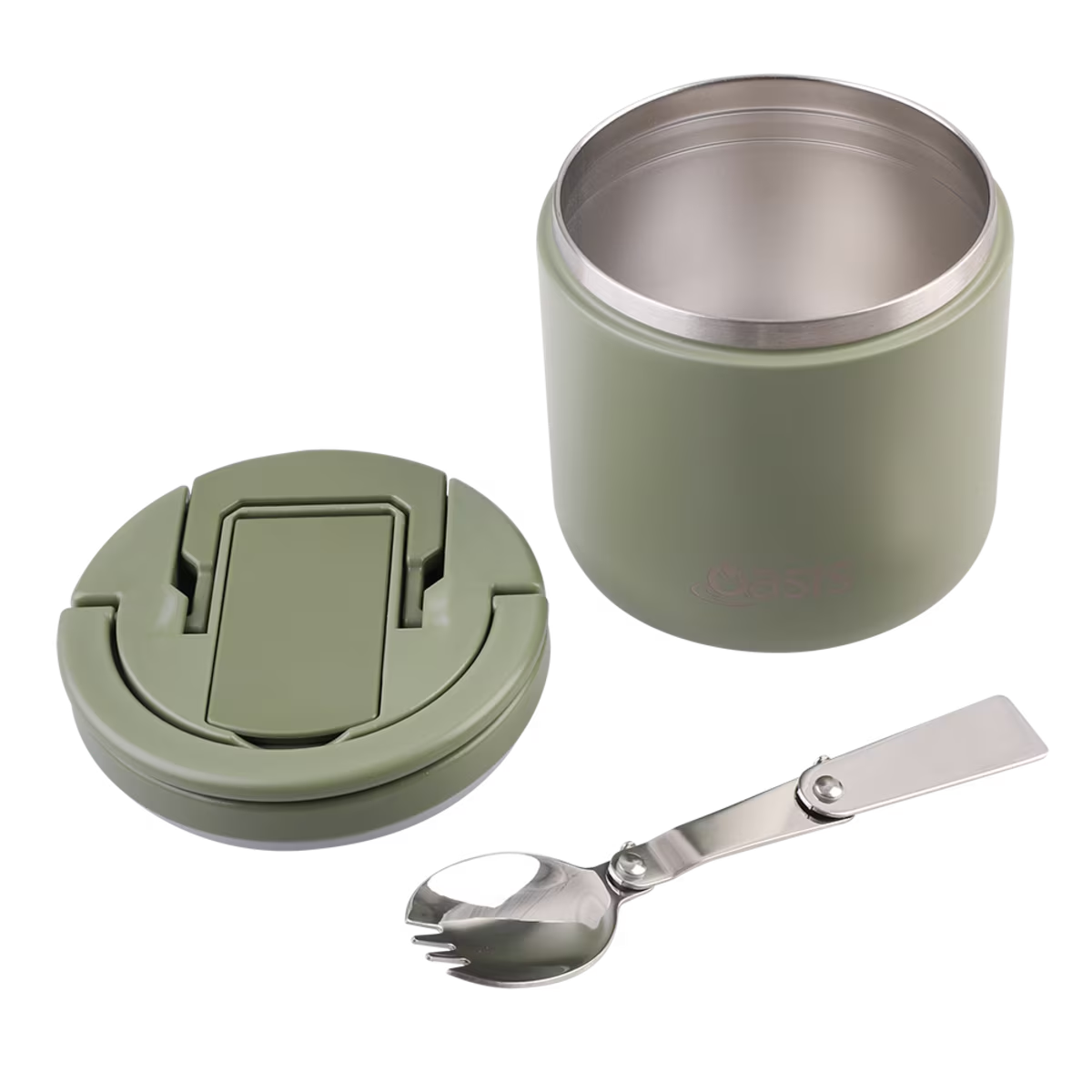 Oasis | Stainless Steel Double Wall Insulated Food Flask 550ml with Spork