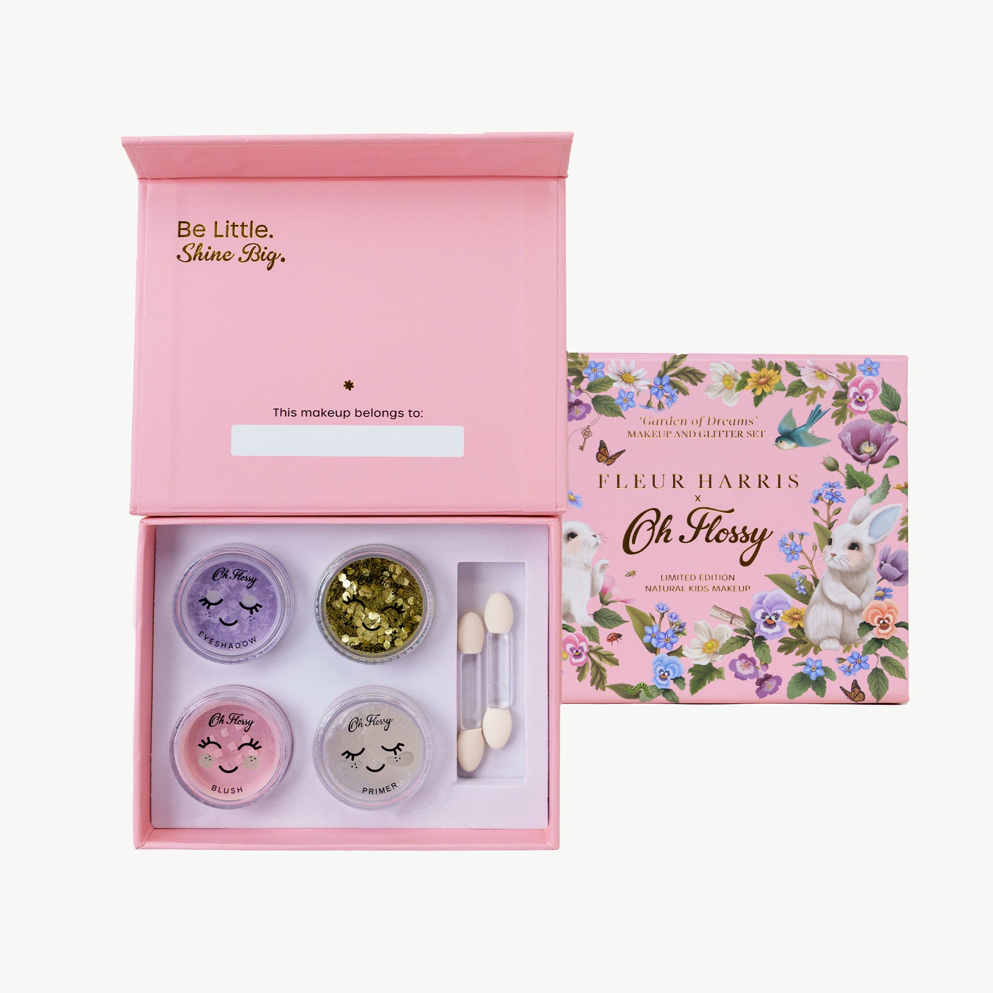 Oh Flossy x Fleur Harris Garden Of Dreams | Mini Natural Makeup Set
