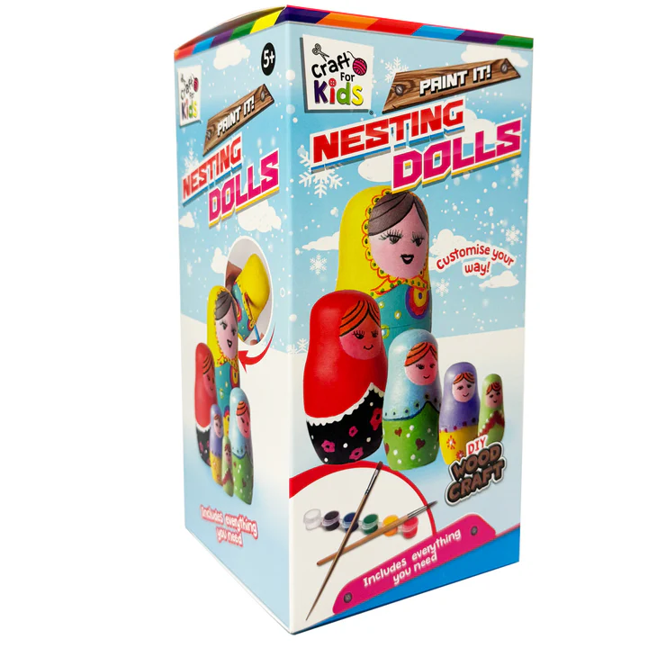 Craft For Kids | Paint It Nesting Dolls