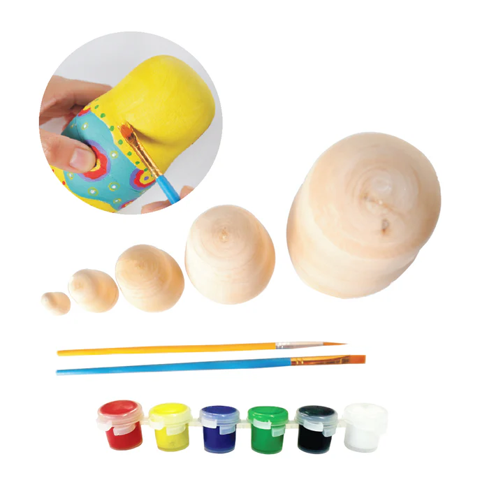 Craft For Kids | Paint It Nesting Dolls