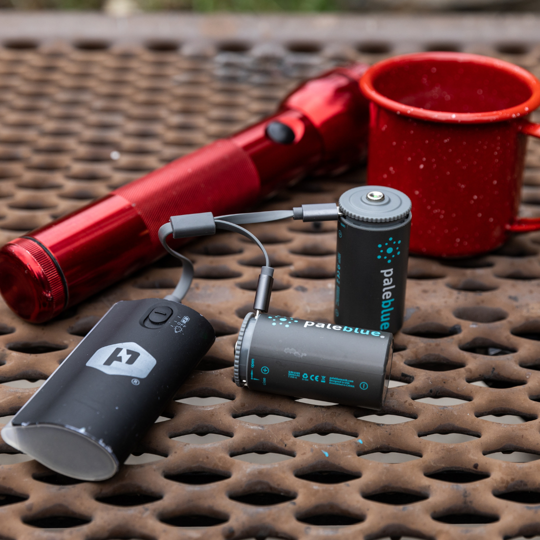 Paleblue USB Rechargeable Batteries | D x 2 Pack