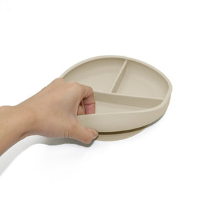 Playette Silicone Divided Plate with Suction Base