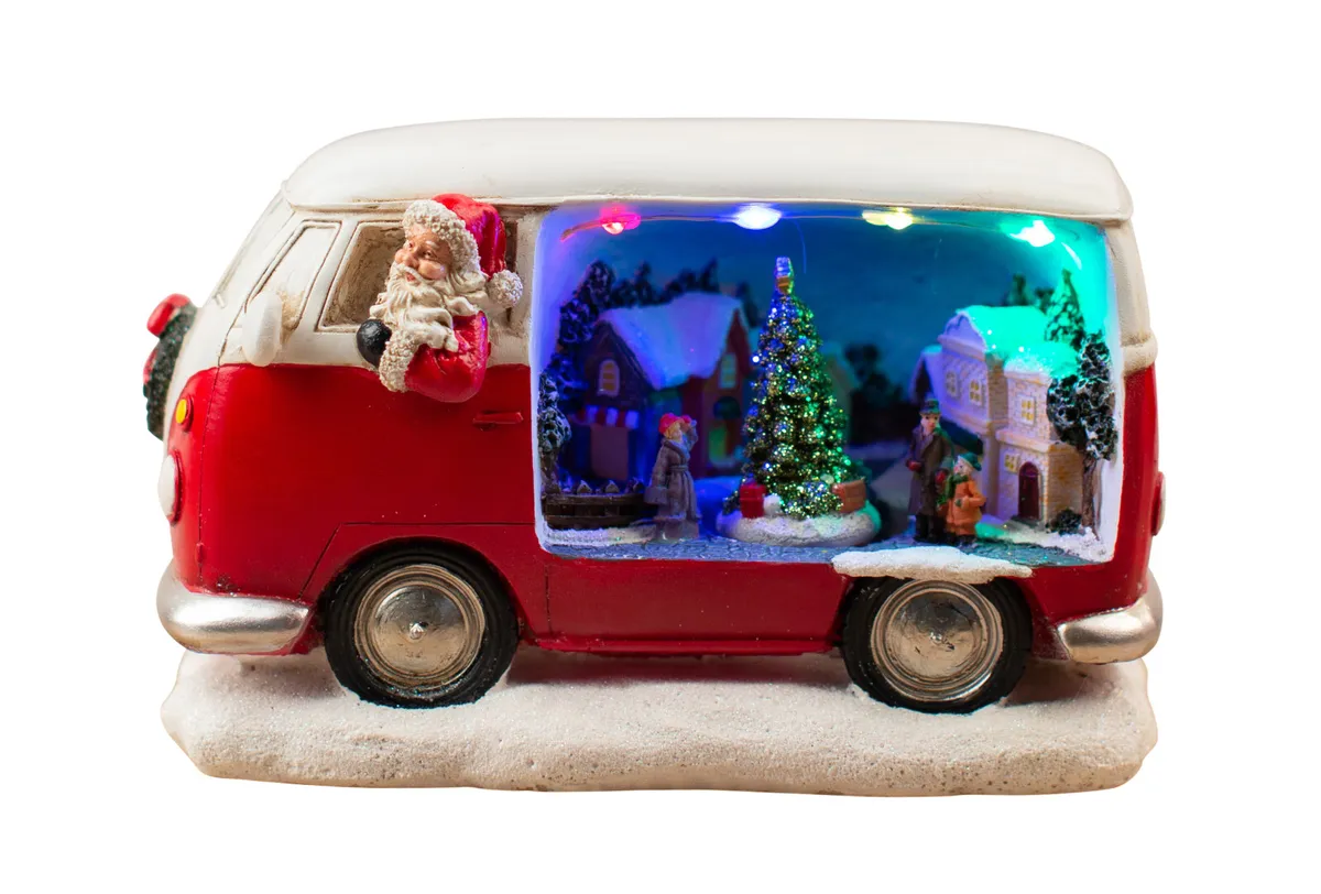 PRE ORDER Christmas Santa in Kombi with LED & Music 042