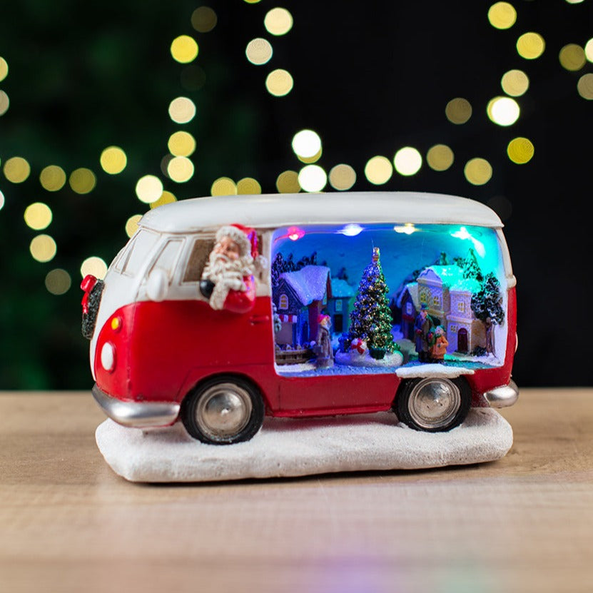 PRE ORDER Christmas Santa in Kombi with LED & Music 042