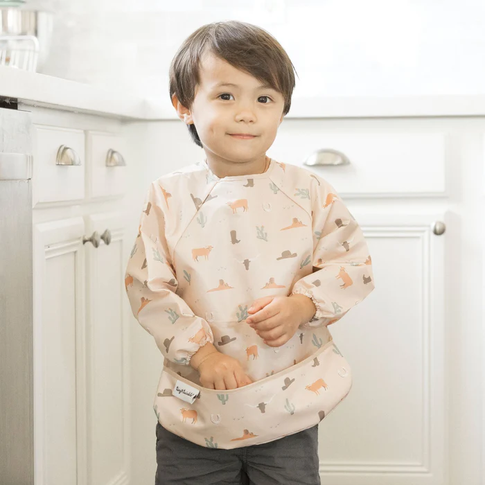 Tiny Twinkle | Mess Proof Long Sleeve Bib