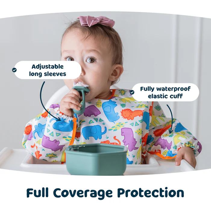 Tiny Twinkle | Mess Proof Long Sleeve Bib