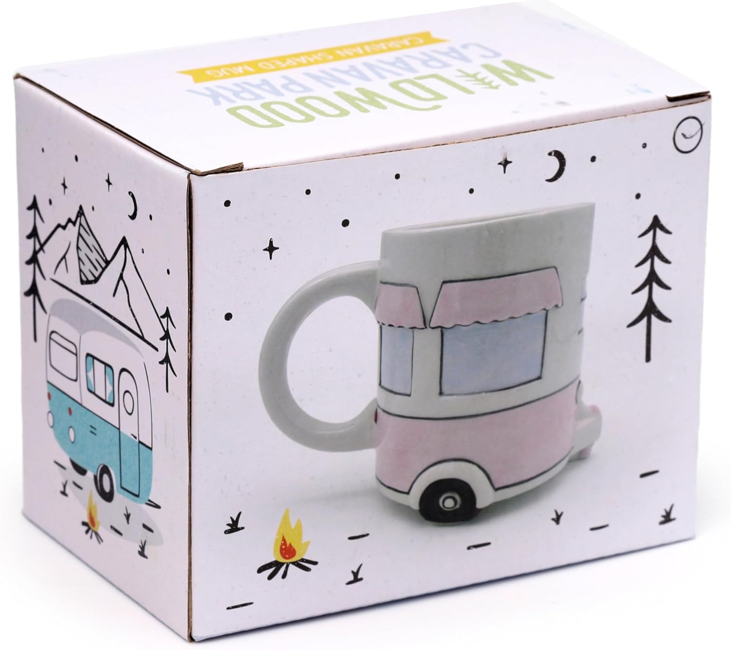 Ceramic Caravan Mug | Home Is Where You Park It