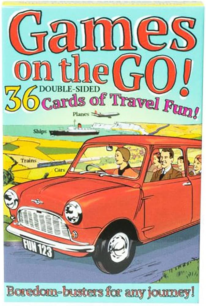 Games on the Go Travel Cards