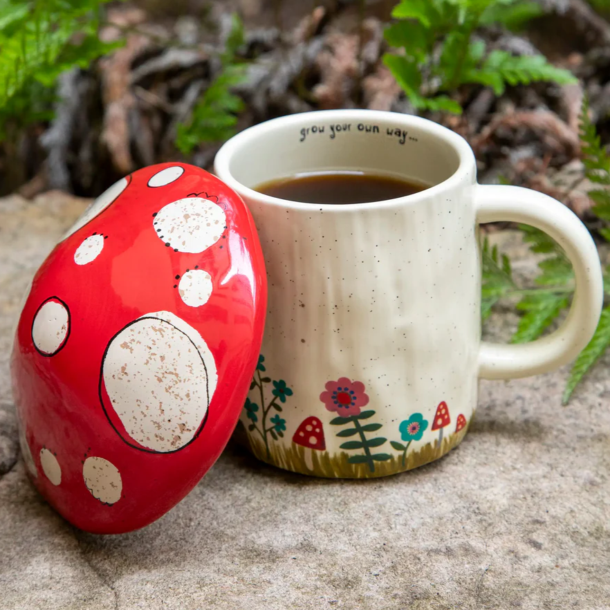 Mushroom Mug With Lid by Natural Life 072