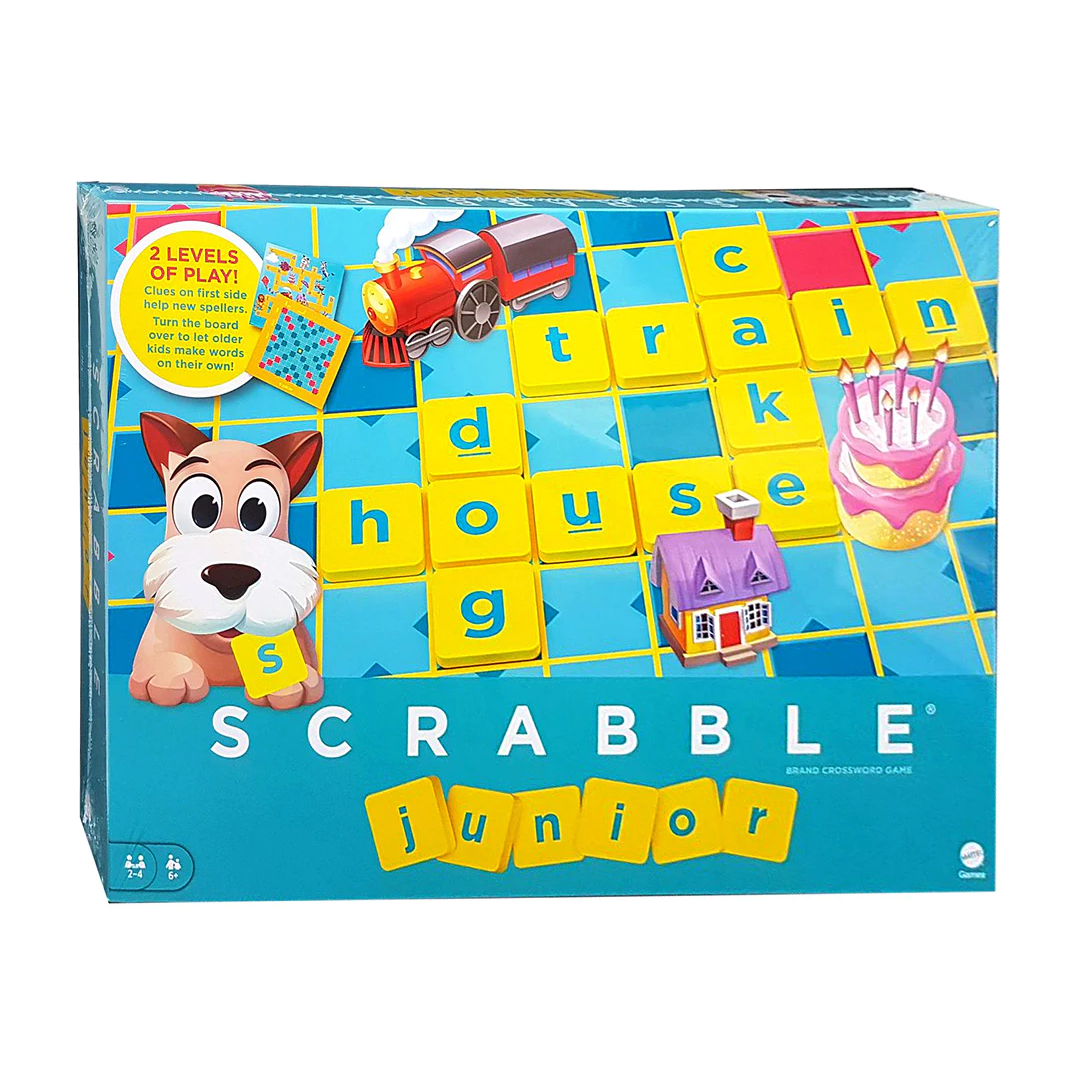 Scrabble Junior Board Game Family Fun Adventure Awaits