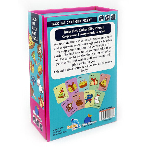 Taco Hat Cake Gift Pizza Card Game