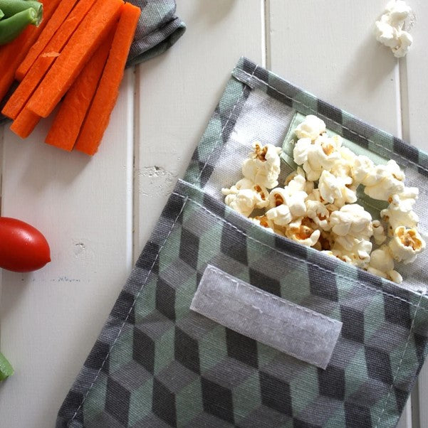 4myearth Food Pocket Fabric Reusable Eco Friendly Lunch Snack