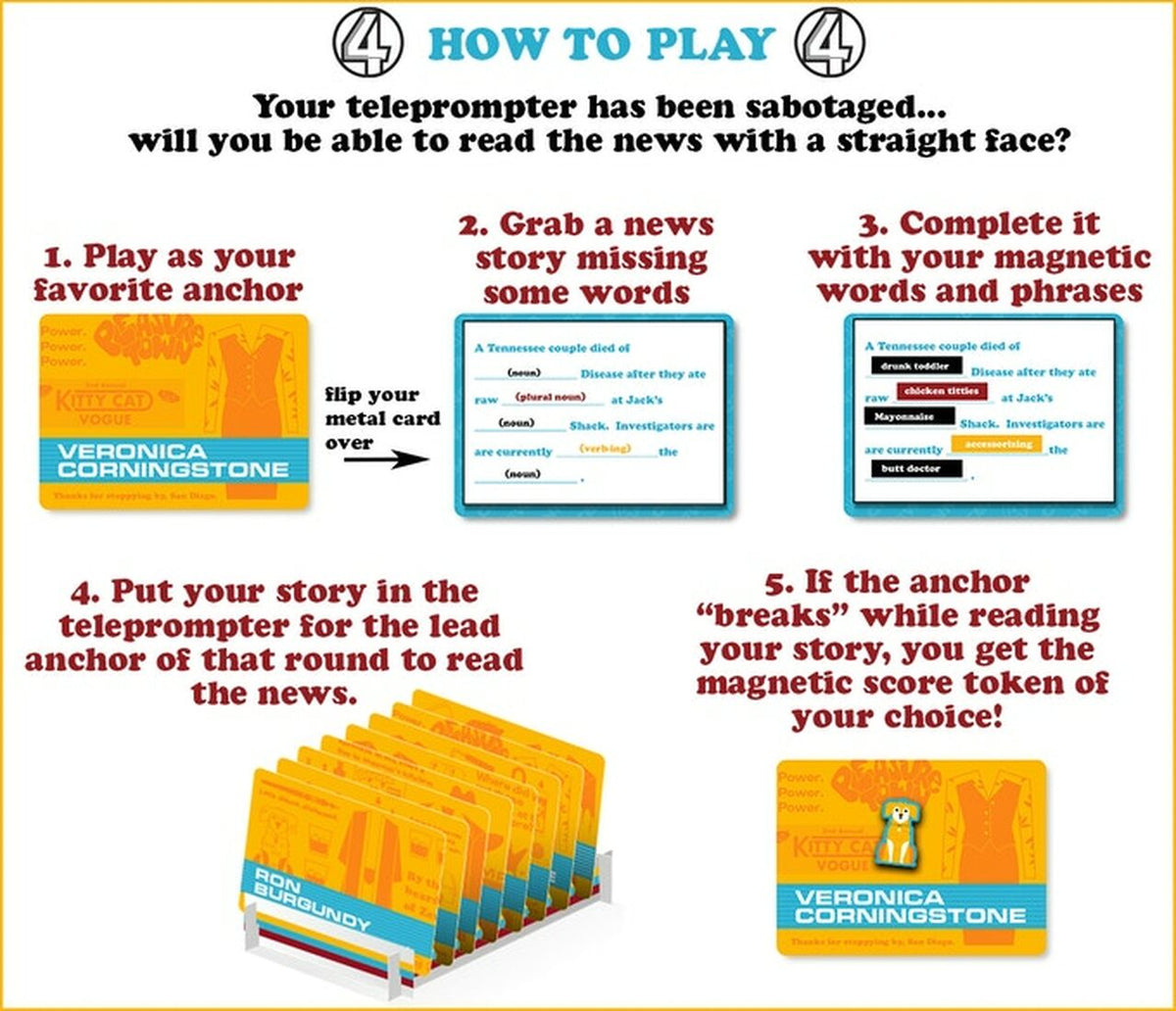 Anchorman The Game Family Grown Up Games Adventure Awaits