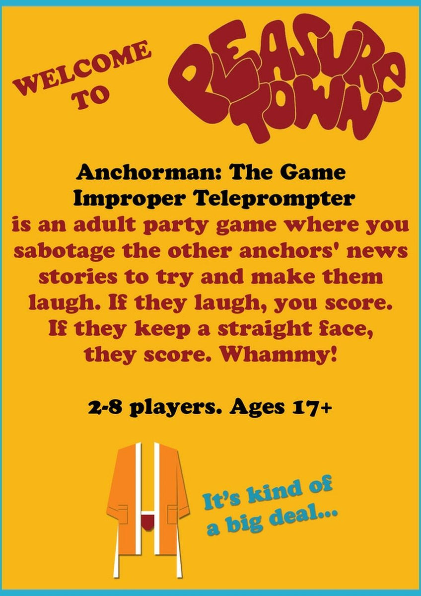 Anchorman The Game Family Grown Up Games Adventure Awaits