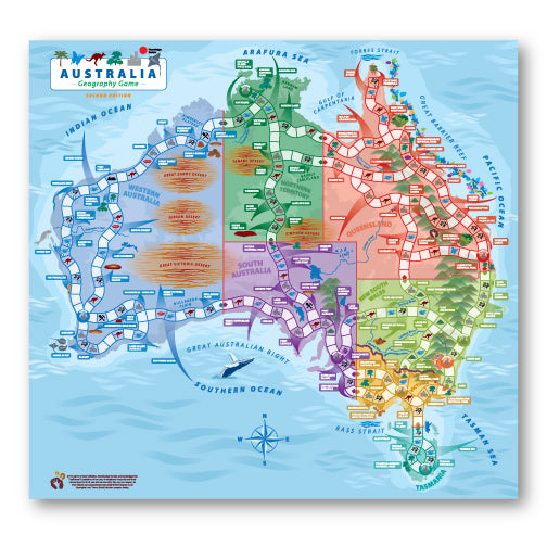 Australia Geography Game Second Edition Adventure Awaits