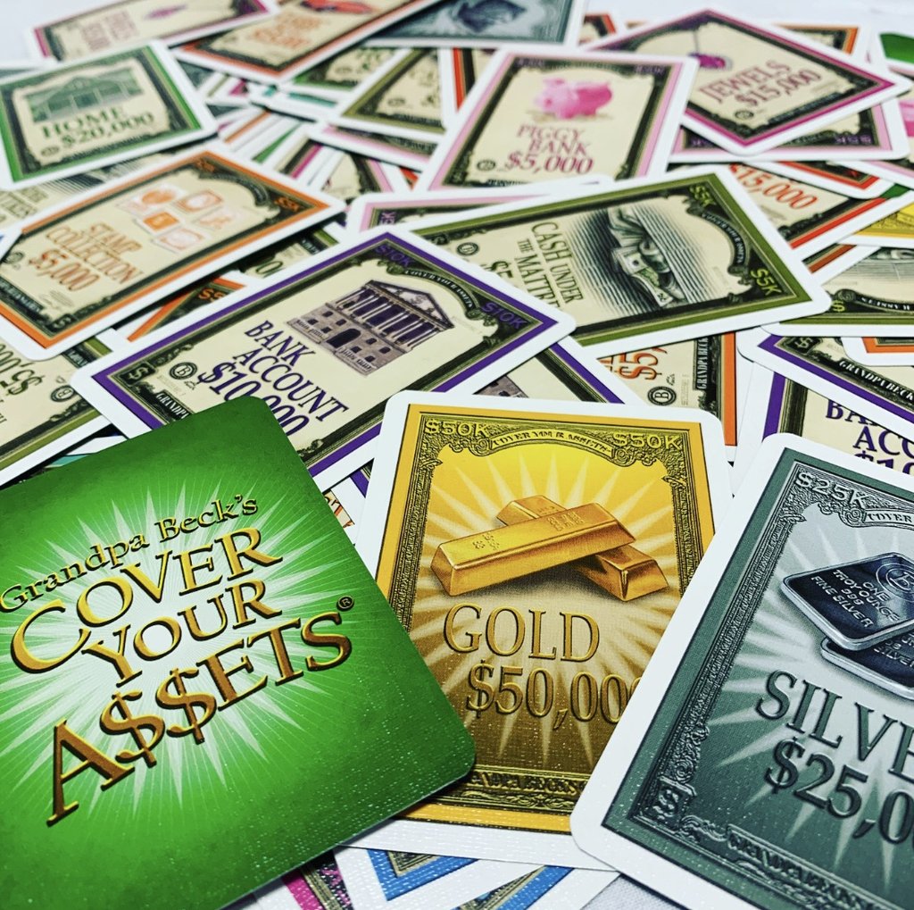 Cover Your Assets Card Game Games Night Adventure Awaits