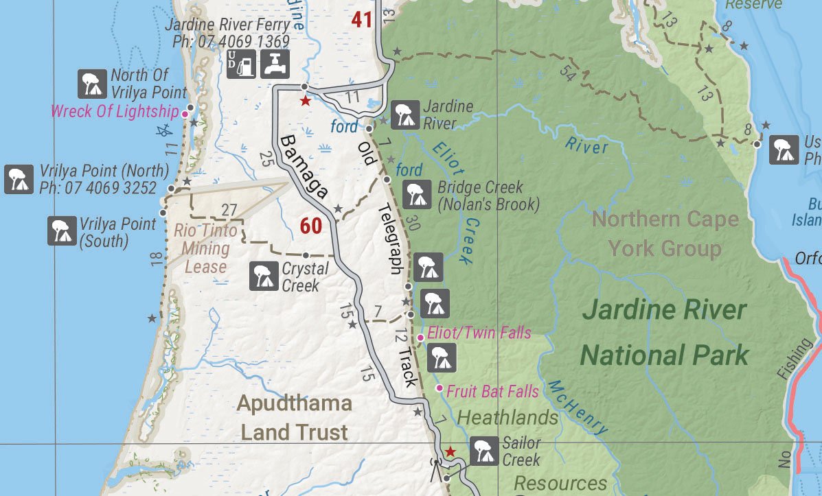 Hema Maps | Cape York Incl. The Telegraph Track