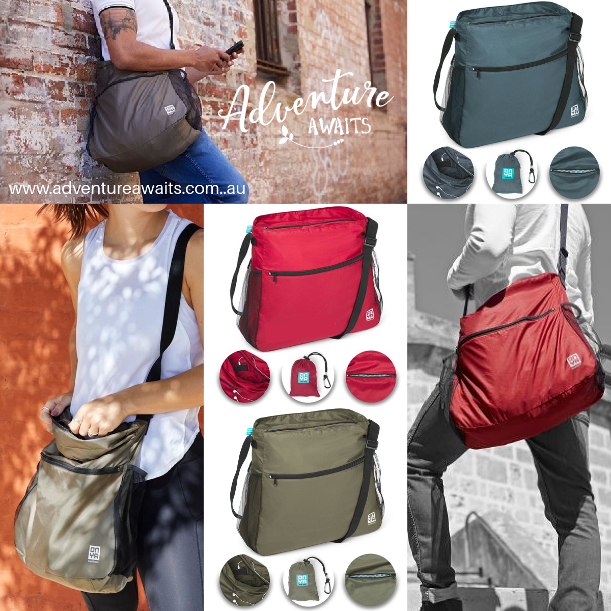 Onya Side Bag Recycled, Lightweight