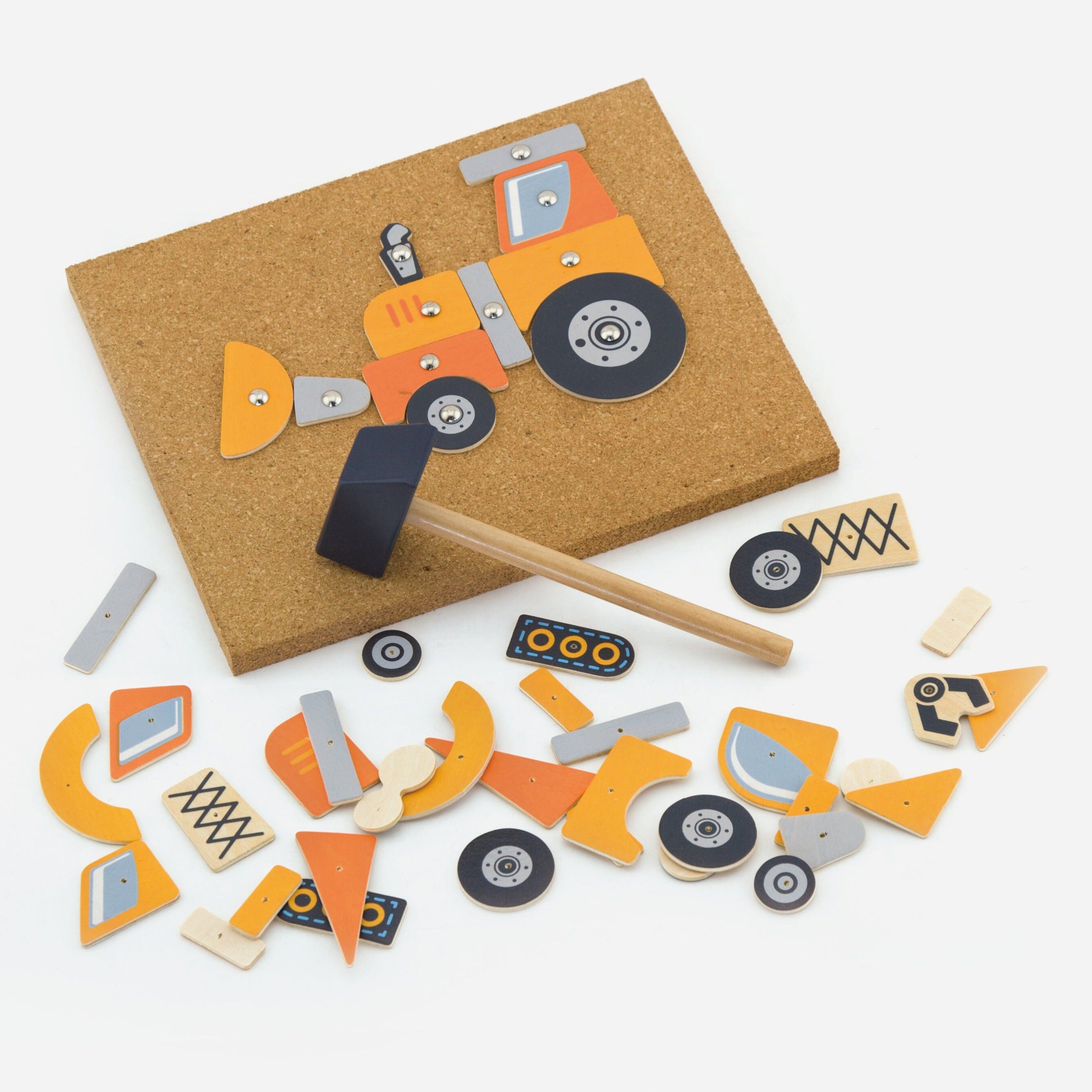 VIGA Toys | Tack Zap Set - Construction Vehicles