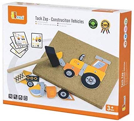 VIGA Toys | Tack Zap Set - Construction Vehicles