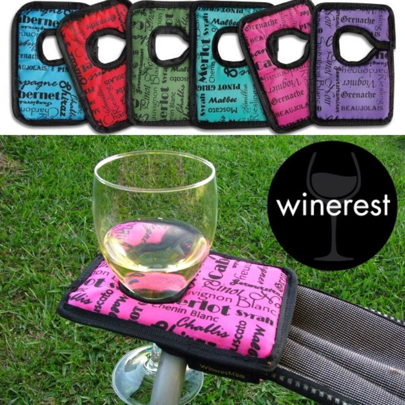 Winerest® Wine Glass Holder – Clever Camping Accessory for Wine Lovers