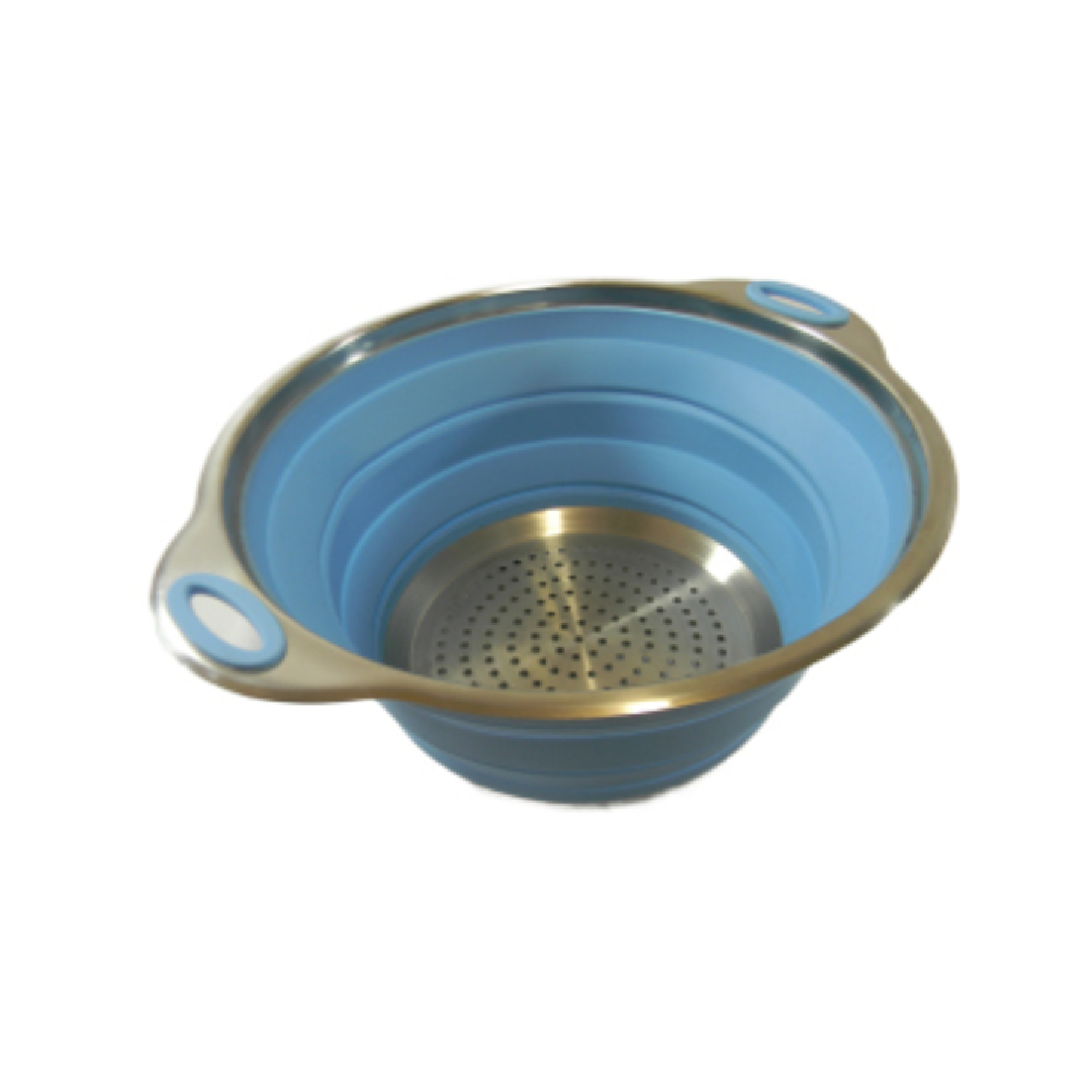Collapsible Silicone Colander/Steamer 2 in 1