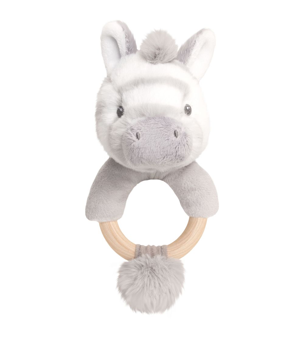 Keeleco 14cm Ring Rattle Zebra or Unicorn