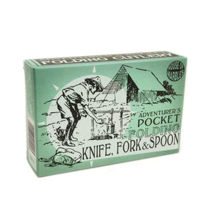 Adventurer's Pocket Knife, Fork & Spoon Set