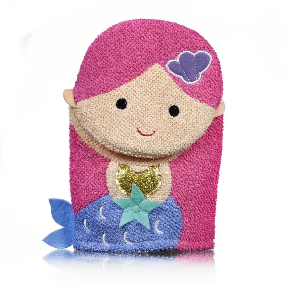 Star + Rose Bath Mitt | Mermaid