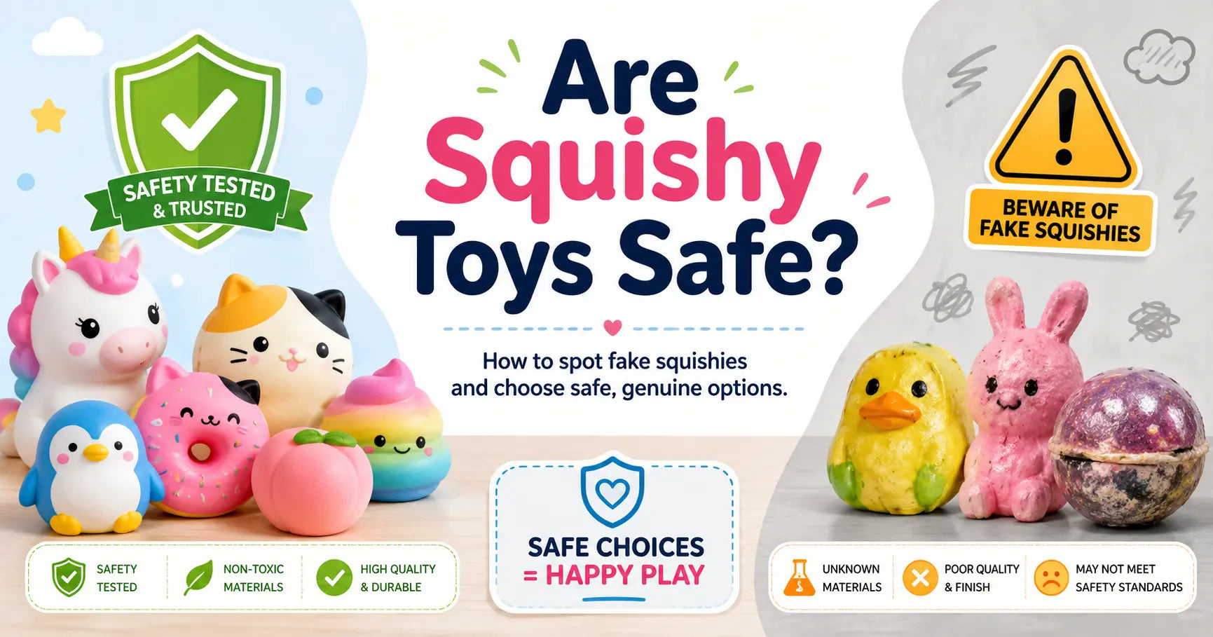 Is Your Squishy Toy Safe? Why Buying Genuine NeeDoh, Smoosho's & Squishy Toys Matters