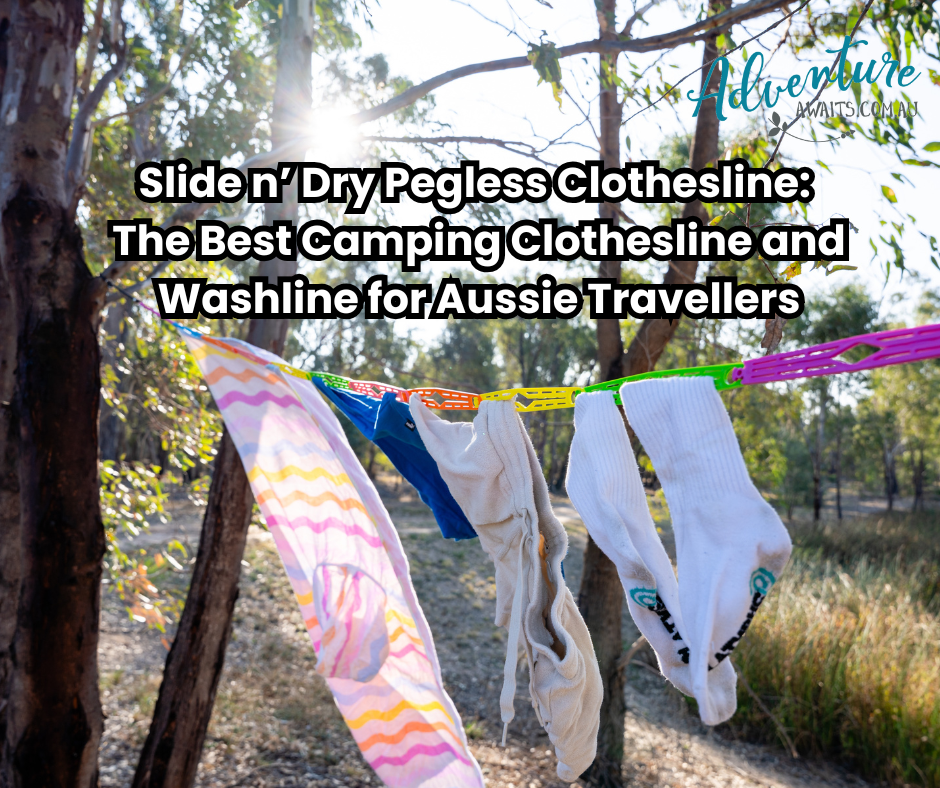 Slide n’ Dry Pegless Clothesline: The Best Camping Clothesline and Washline for Aussie Travellers