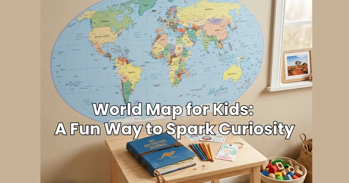 World Map for Kids: A Fun Way to Spark Curiosity (and Style a Room They'll Love)