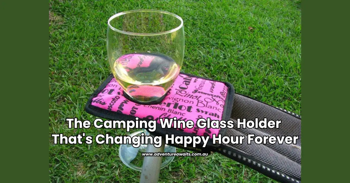 The Camping Wine Glass Holder That's Changing Happy Hour Forever