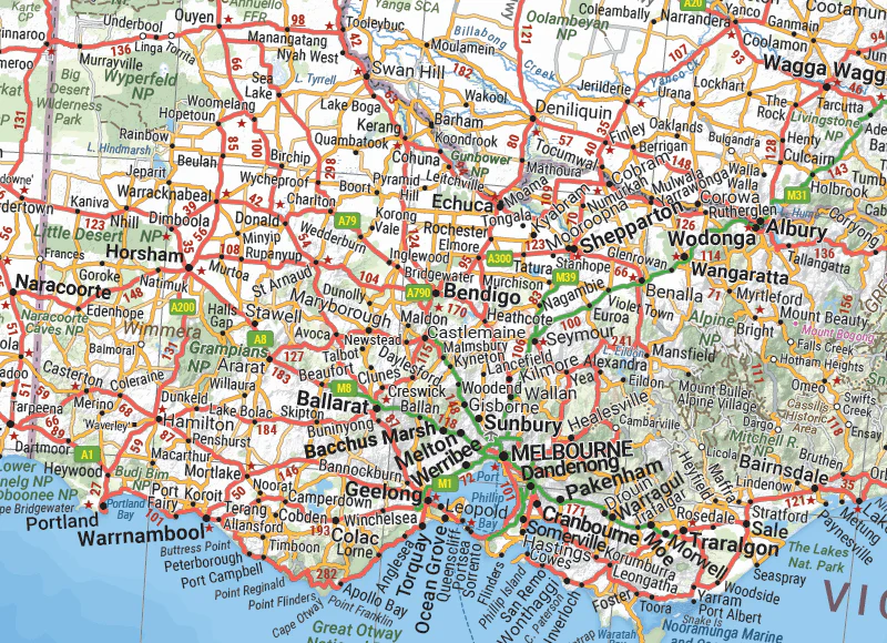 Maps of Australia for Caravans, Travel & Kids | Adventure Awaits