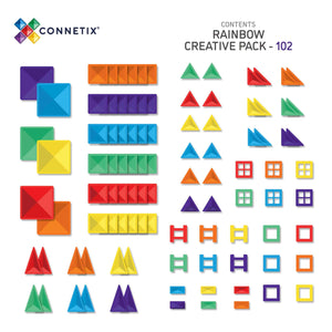 Connetix Rainbow | 102 Piece Creative Pack