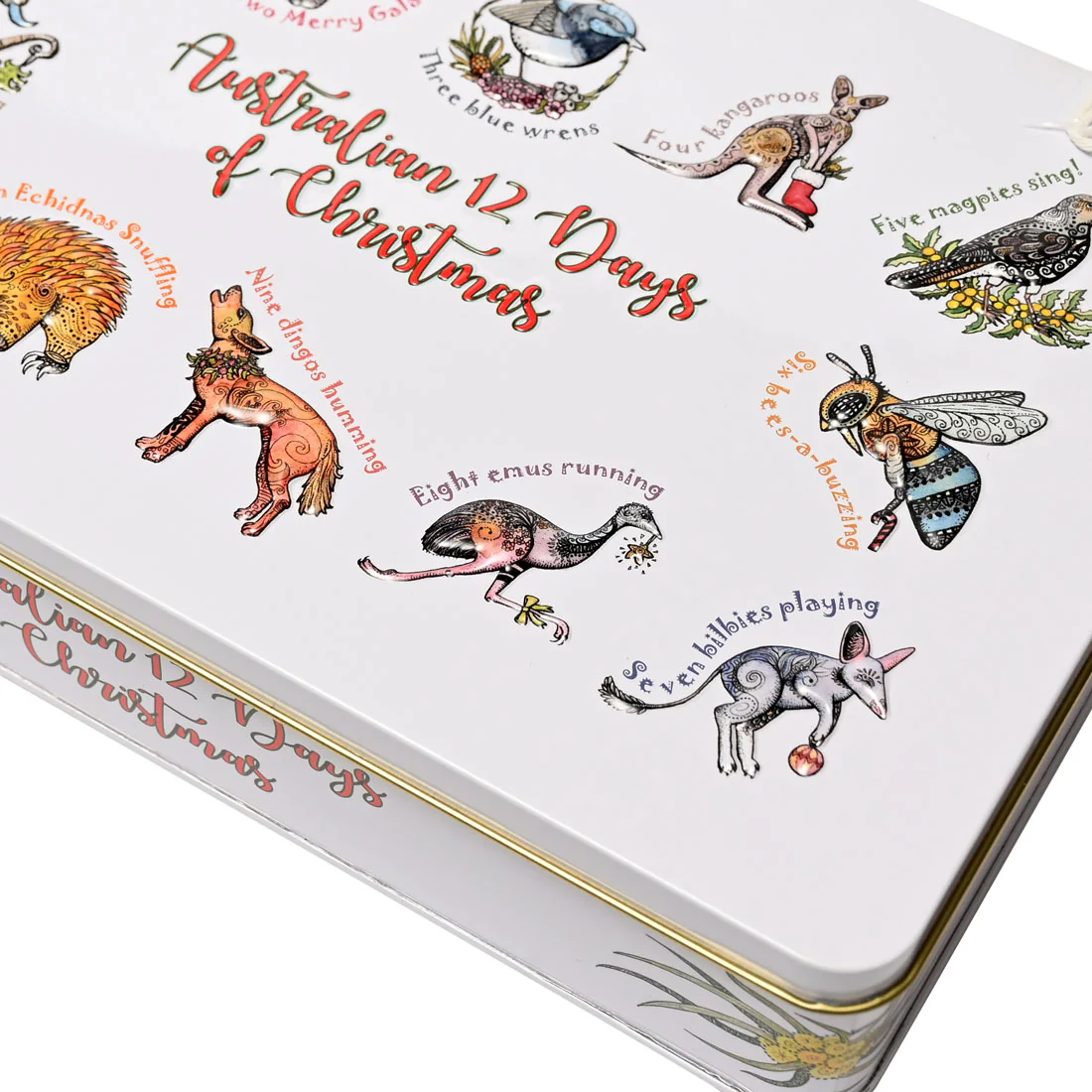 Banksia Red | 12 Days Of Christmas Tin Shortbread Fingers 300g