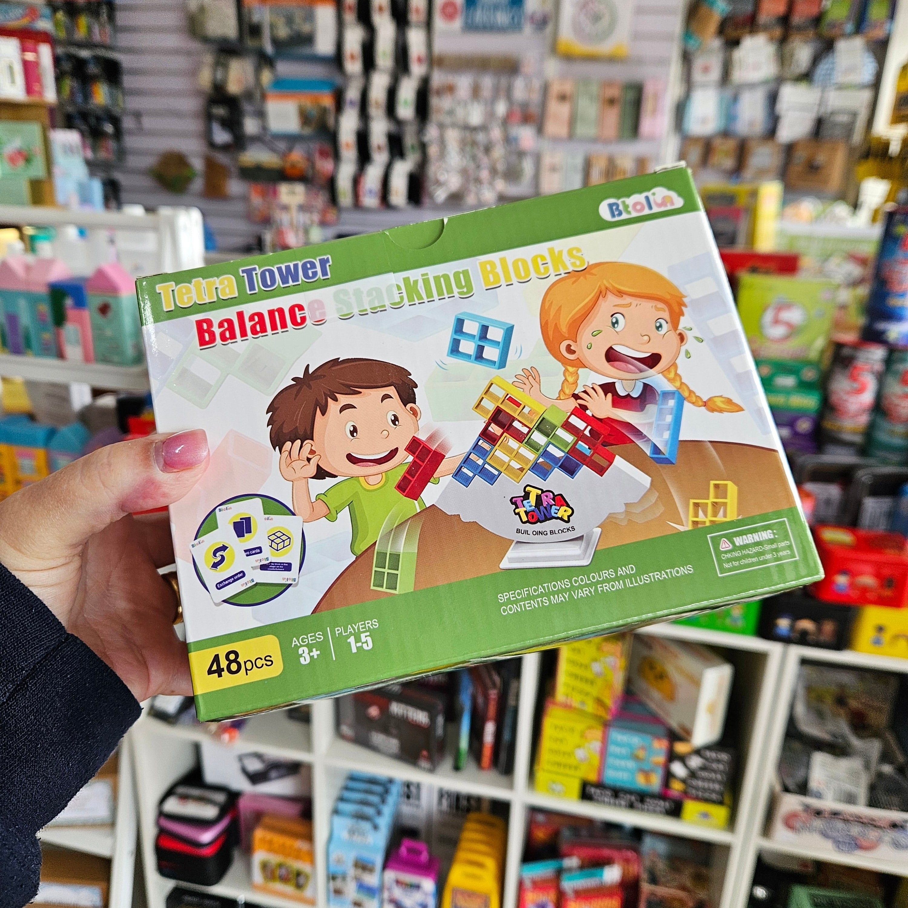 Tetris Tower Building Blocks | 48 Piece