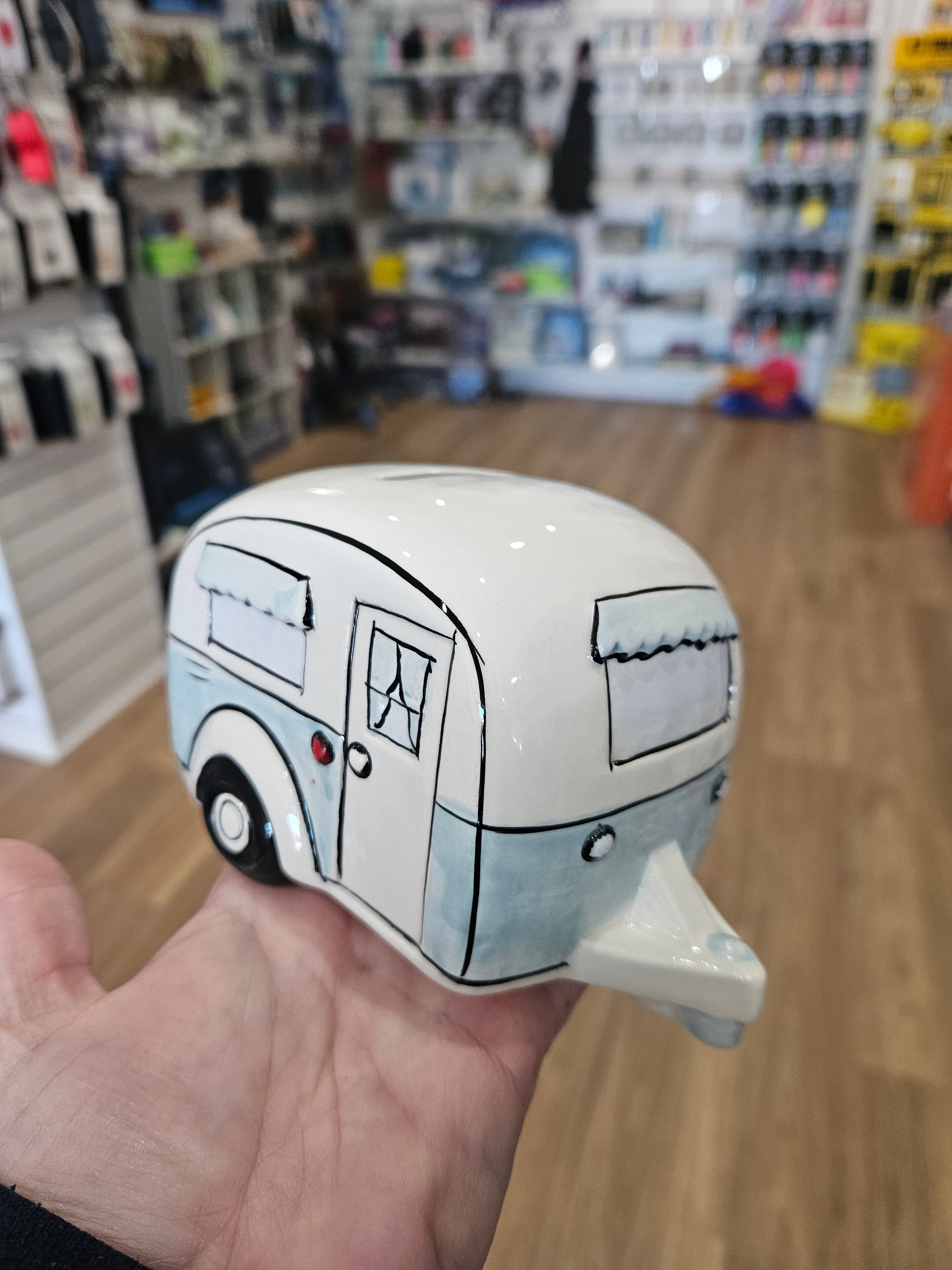Ceramic Caravan Money Box | Home Is Where You Park It