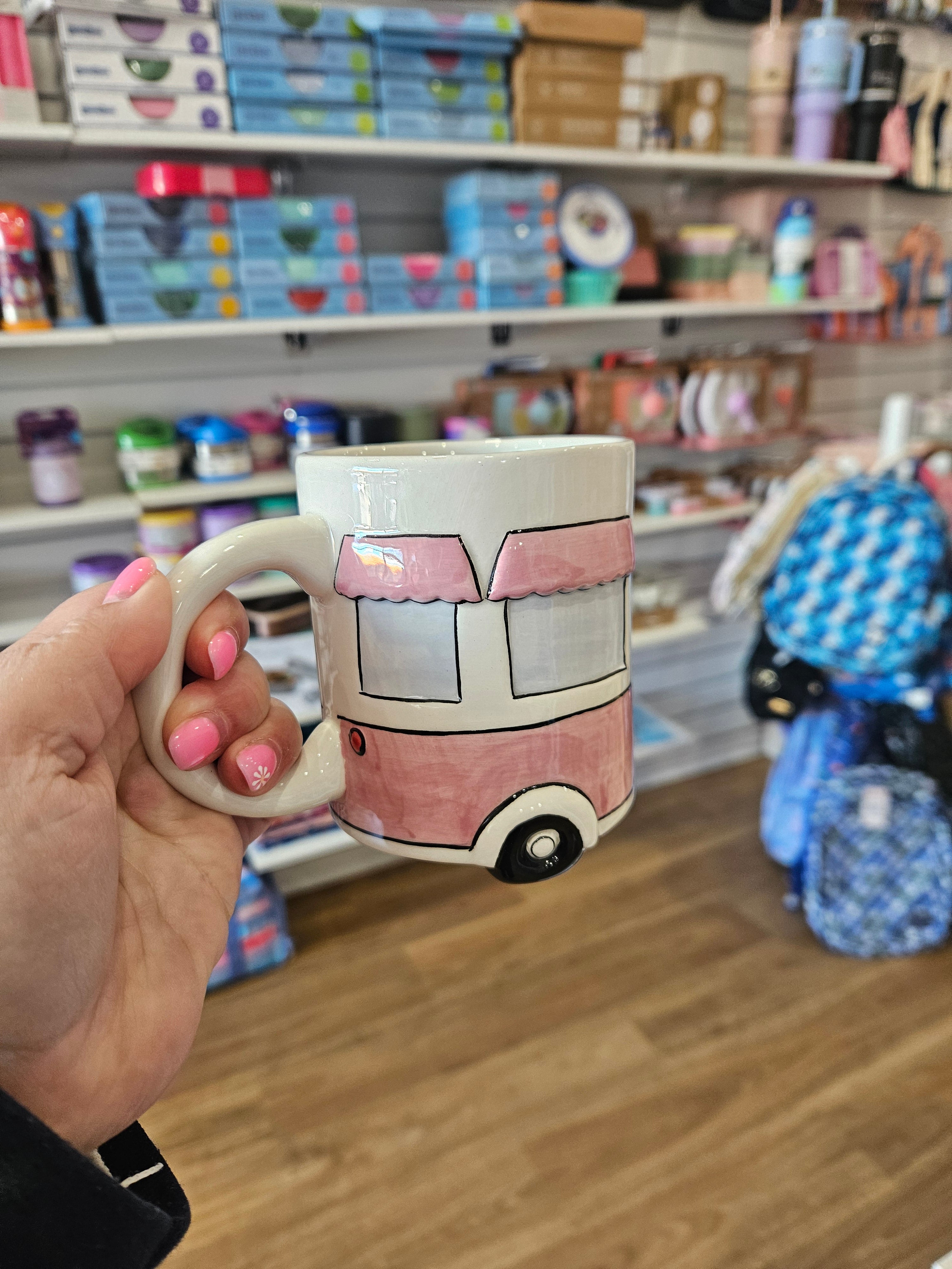 Ceramic Caravan Mug | Home Is Where You Park It