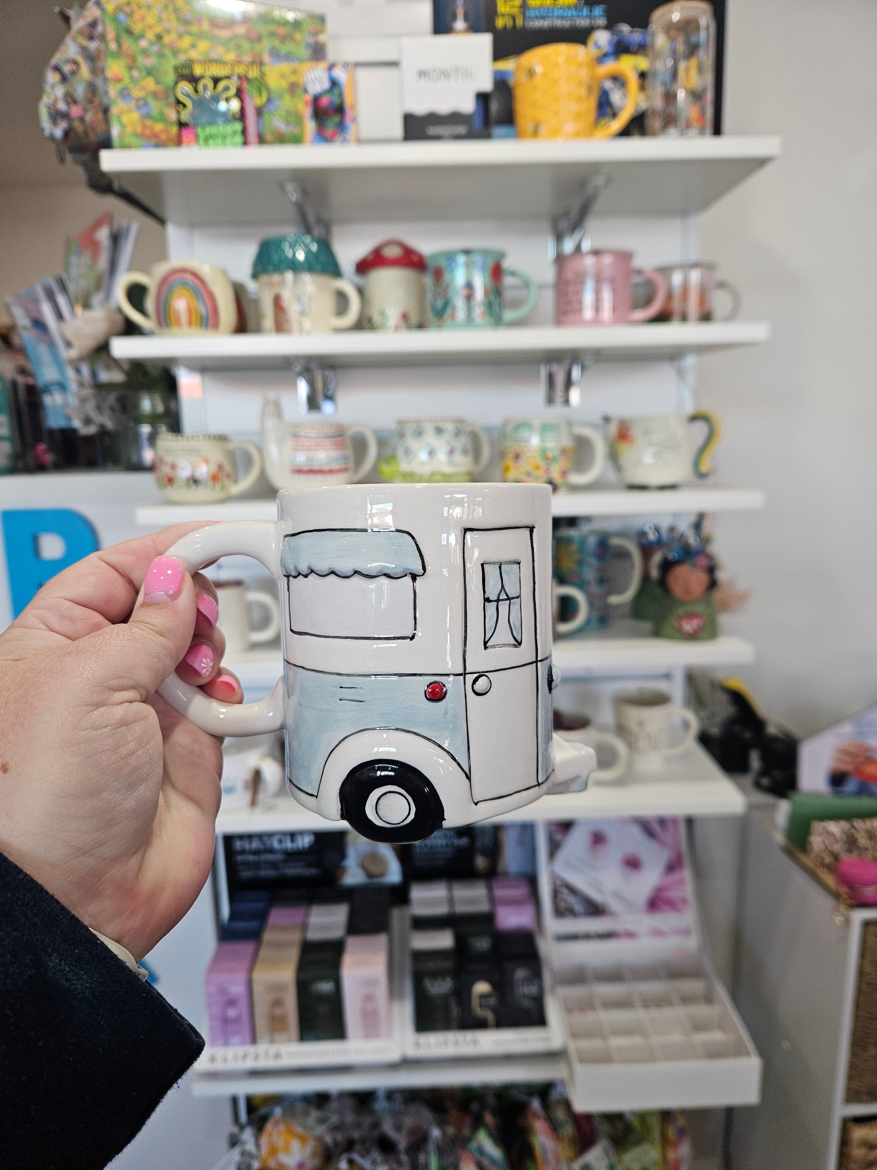 Ceramic Caravan Mug | Home Is Where You Park It
