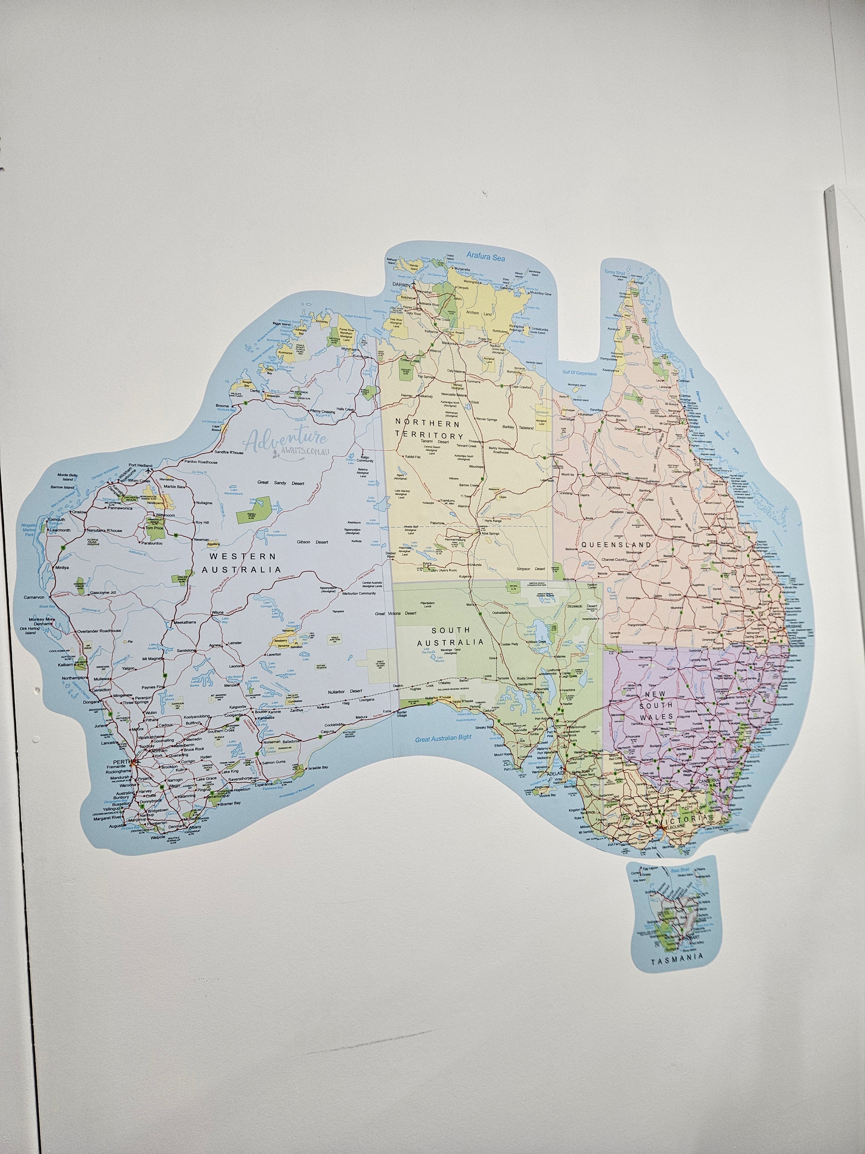 PRE ORDER Australian States Jigsaw Map Sticker | Australian Made